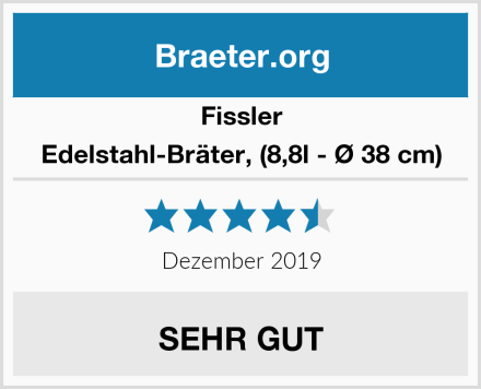 Fissler Edelstahl-Bräter, (8,8l - Ø 38 cm) Test