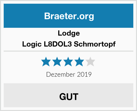 Lodge Logic L8DOL3 Schmortopf Test