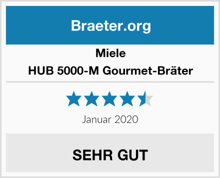 Miele HUB 5000-M Gourmet-Bräter Test