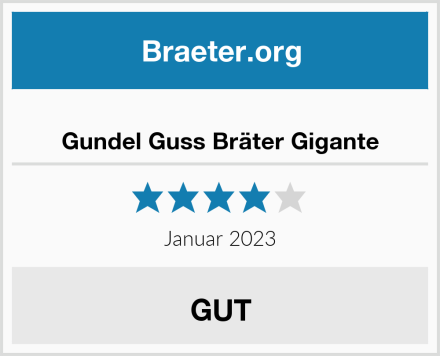  Gundel Guss Bräter Gigante Test